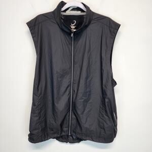 Zero Restriction Vest Mens XL Windbreaker Black Lightweight Golf Pickleball Z700